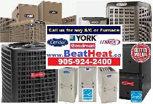 Lennox Goodman air conditioner and furnace with installation for