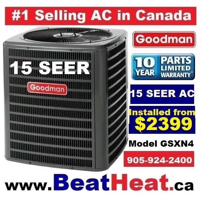 Lennox Goodman air conditioner and furnace with installation for - Photo 4