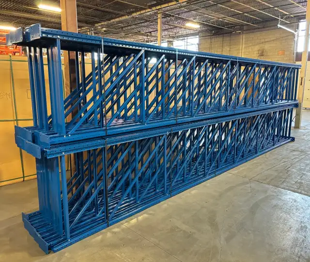 24' x 42' HD 13ga redirack end frames Uprights pallet racking - Photo 4
