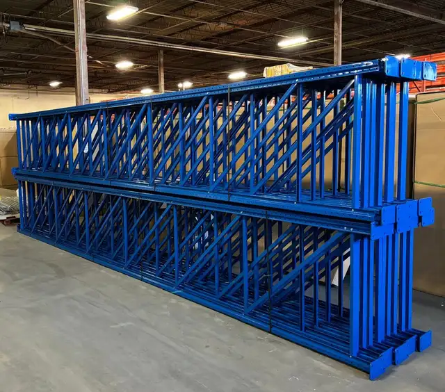 24' x 42' HD 13ga redirack end frames Uprights pallet racking - Photo 2