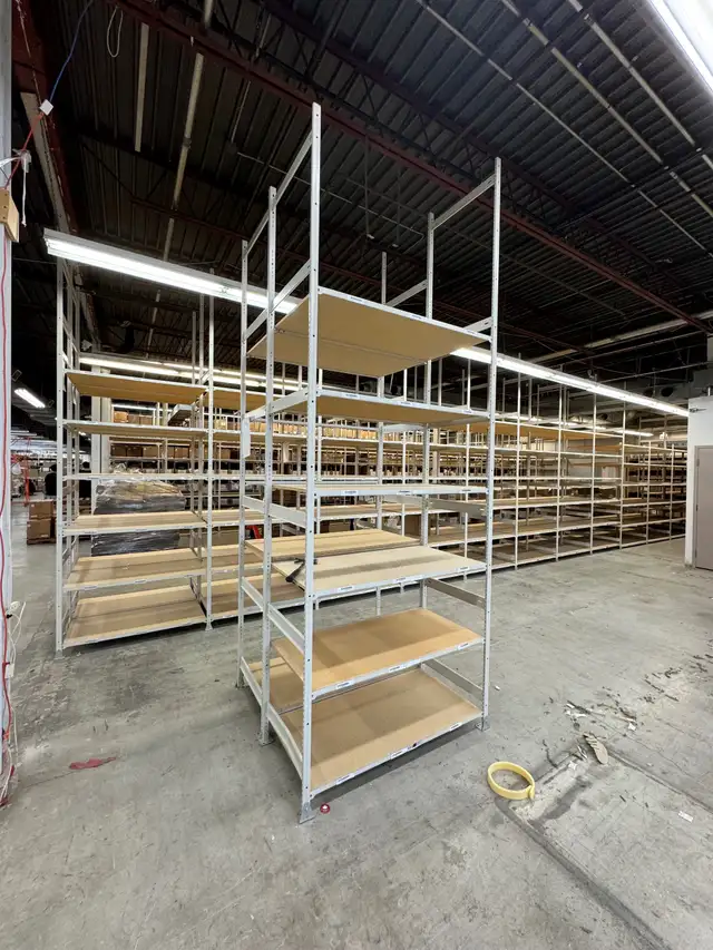 Used industrial shelving - 24' deep x 46' wide 6'/ 8'/ 12' tall - Photo 5