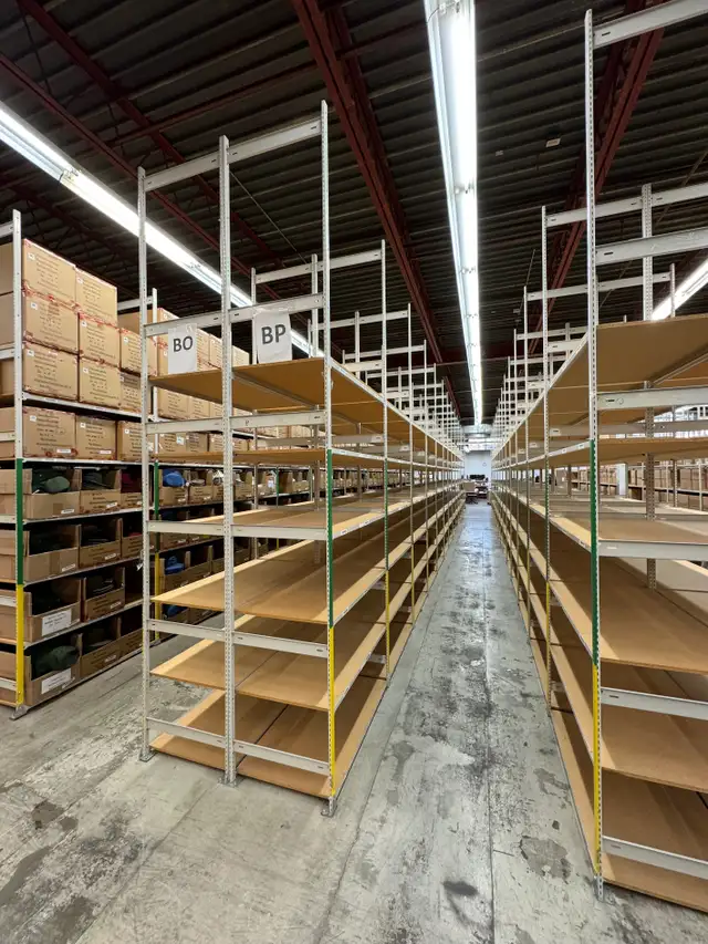 Used EZRECT shelving - 24' deep x 46' wide 6'/ 8'/ 12' tall - Photo 2