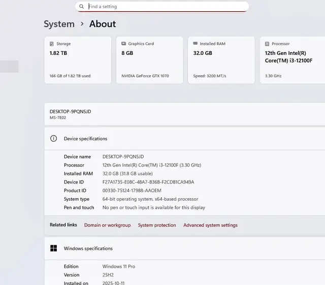 12thGen 4.3 GHz Quad 32Gigs DDR4 M.2SSD GTX1070ocWiFi - Photo 5