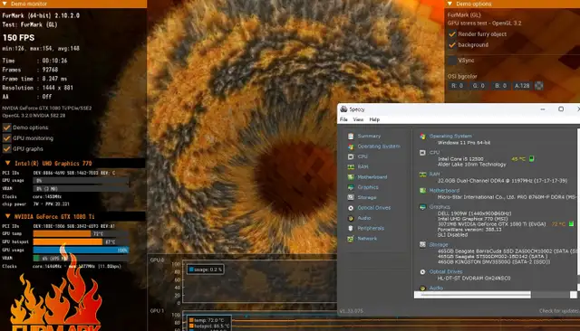 12th Gen 4.6GHz  i5 6XCore 32Gigs DDR4 M.2SSD GTX1080ti WiFi - Photo 8