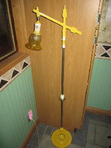 BRIDGE LAMP CAST IRON VINTAGE ANTIQUE FLOOR LAMP