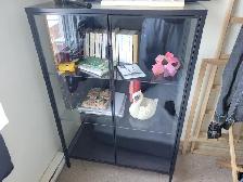 RUDSTA, bibliotheque en verre Ikea