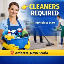 Urgently Hiring! : 2 - 4 Cleaners in Amherst, Nova Scotia