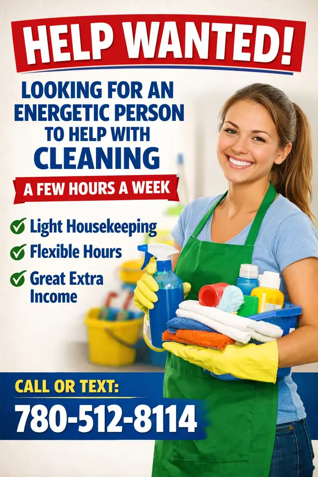 Cleaner wanted