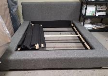 Mazin Queen Upholstered Bed Frame