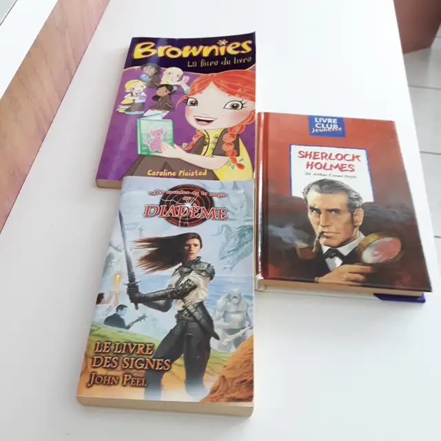 3LIVRES NEUFS JEUNESSE,BROWNIES,LES MONDES SHERLOCK HOMES$5.00CH - Photo 3