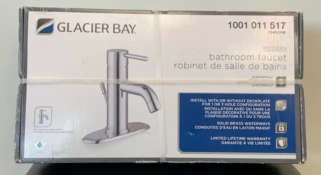 Glacier Bay Modern Bathroom Faucet