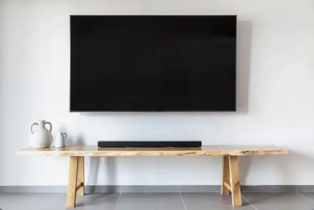TV wall mount installation