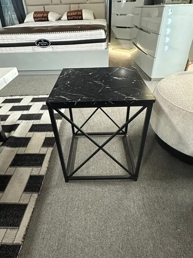 3pc Black Faux Marble Top Coffee Table Set for Only $199. - Photo 2