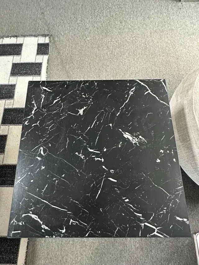 3pc Black Faux Marble Top Coffee Table Set for Only $199. - Photo 3