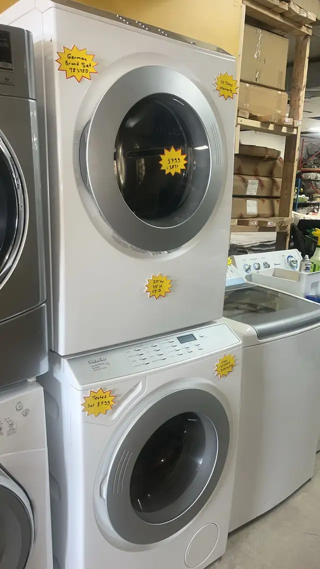 Miele German Brand 27' Washer and Dryer Set 30-Day Warrantly