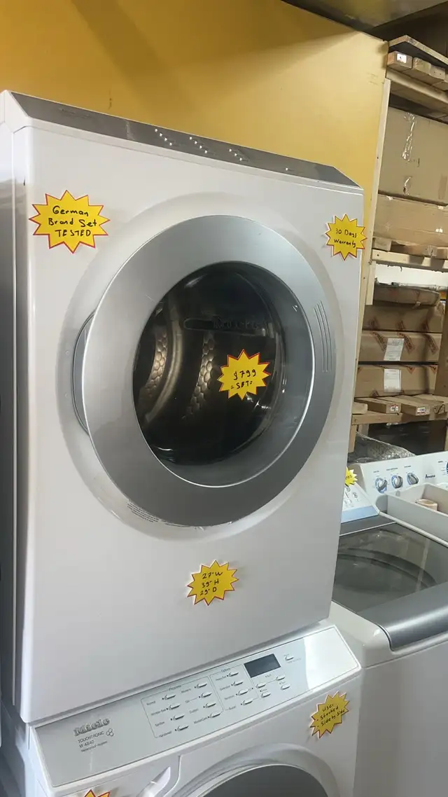 Miele German Brand 27' Washer and Dryer Set 30-Day Warrantly - Photo 4