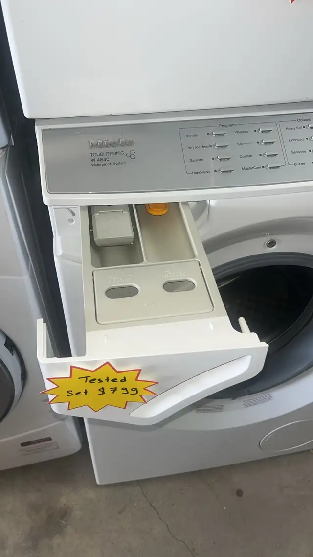 Miele German Brand 27' Washer and Dryer Set 30-Day Warrantly - Photo 8