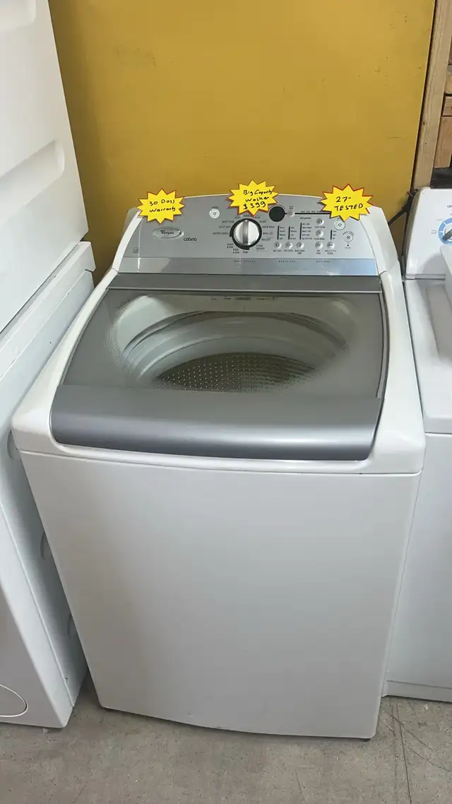 Whirlpool 27 Big Capacity Top Lod Washer Tested 30-Day Warrantly - Photo 2