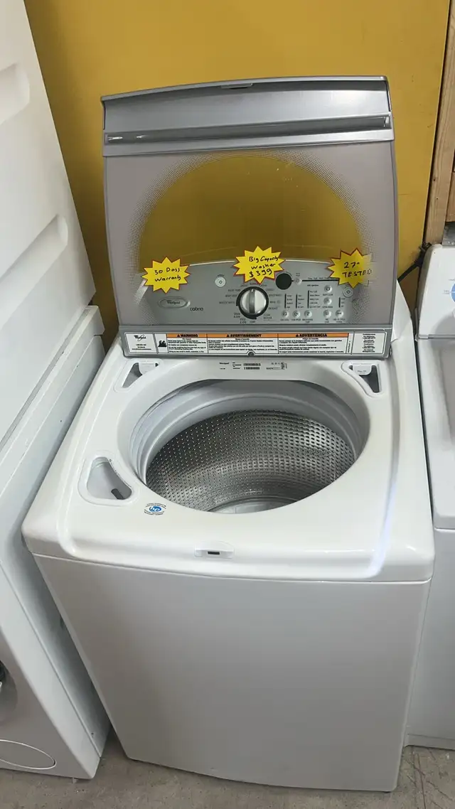 Whirlpool 27 Big Capacity Top Lod Washer Tested 30-Day Warrantly - Photo 6