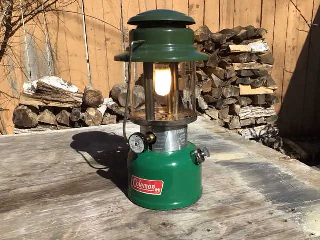 Coleman gas lantern - camping