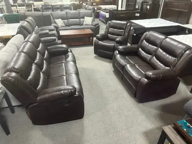3pc Recliner Sofa, Love seat and chair for only $1299. - Photo 3