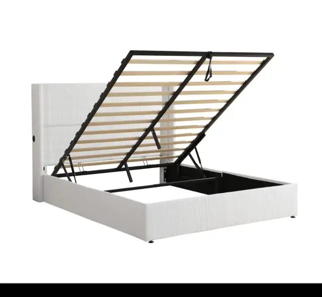 Queen Hydraulic Storage bed for $379. - Photo 4