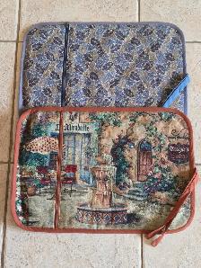 Napperons avec pochette à ustensiles
