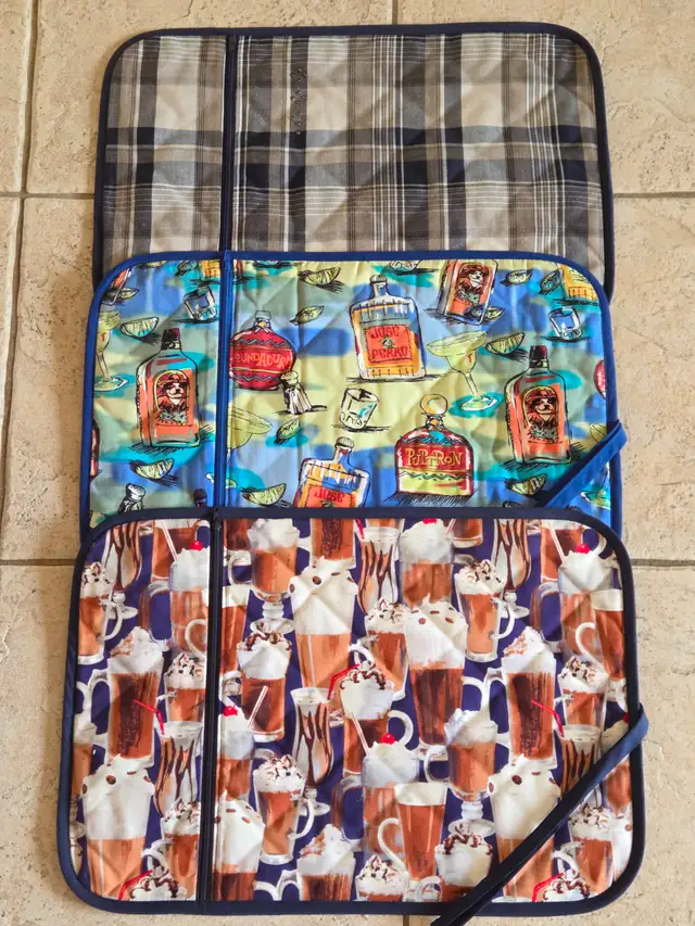 Napperons avec pochette à ustensiles - Photo 4