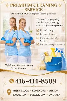 Premium European Standard Cleaning Lady