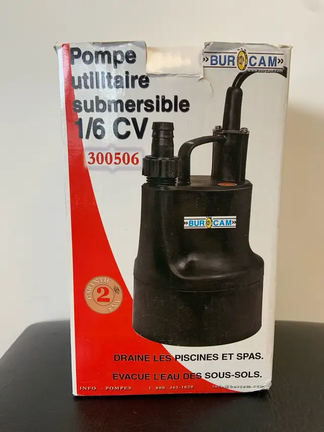 1/6HP Submersible Utility Pump - Photo 3