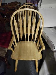 6 new wood chair