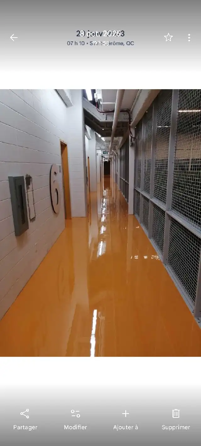 plancher epoxy , ciment autonivelant - Photo 5