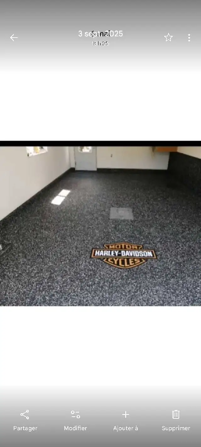 plancher epoxy , ciment autonivelant - Photo 7