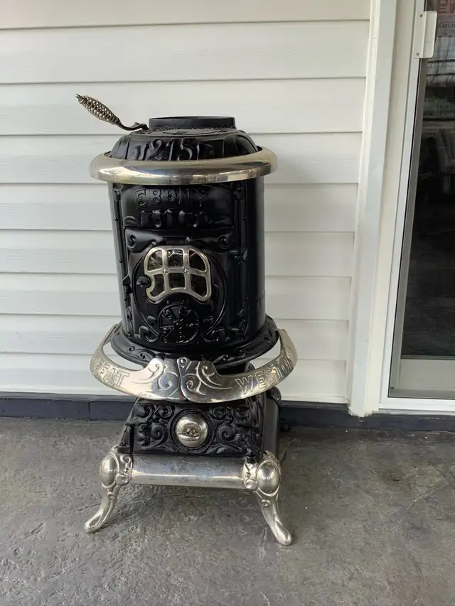 Antique Cast Iron Wood Stove