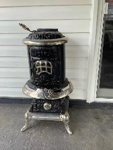 Antique Cast Iron Wood Stove