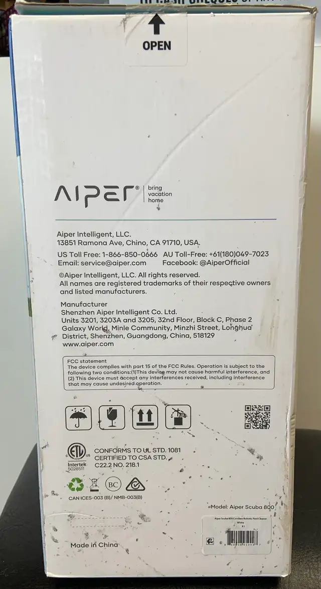 Aiper Scuba 800 Cordless Robotic Pool CleanerOpen Box - Photo 4