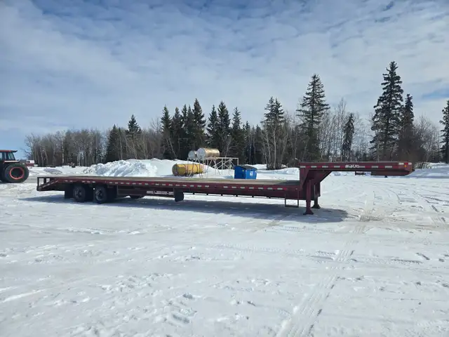 2009 Double A Tandem Step Deck Trailer 48ft - Photo 2