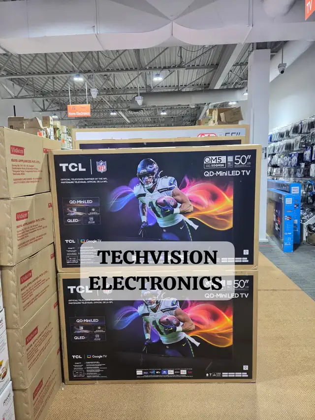 TCL 50' QD-MINI LED TV MODEL 50QM5K GOOGLE TV