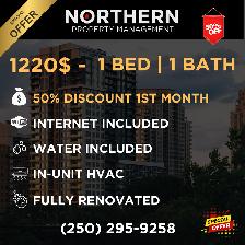 1 Bed 1 Bath Renovated Apartment