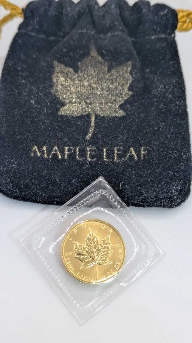 Gold 1/10th oz Maple