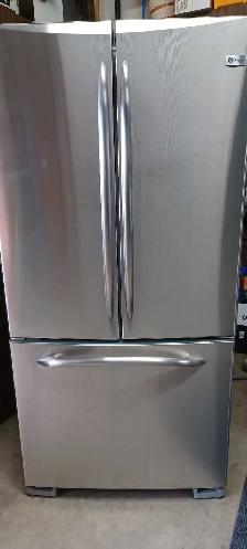 stainless fridge