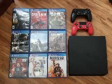 PlayStation 4 Bundle 9 games 2 controllers price to go