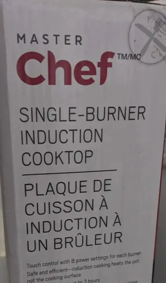 MASTER Chef Portable Induction Cooktop 1800W - Black - Photo 3