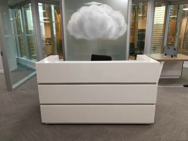 High Gloss Reception Desks - Photo 5