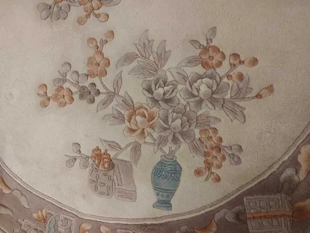 Tapis ( 100% laine ) 58' diamètre ( sans les franges ) - Photo 2