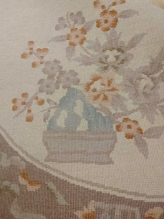 Tapis ( 100% laine ) 58' diamètre ( sans les franges ) - Photo 4