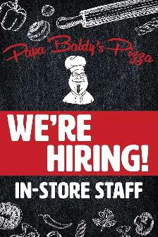 In-Store | Papa Baldys Pizza