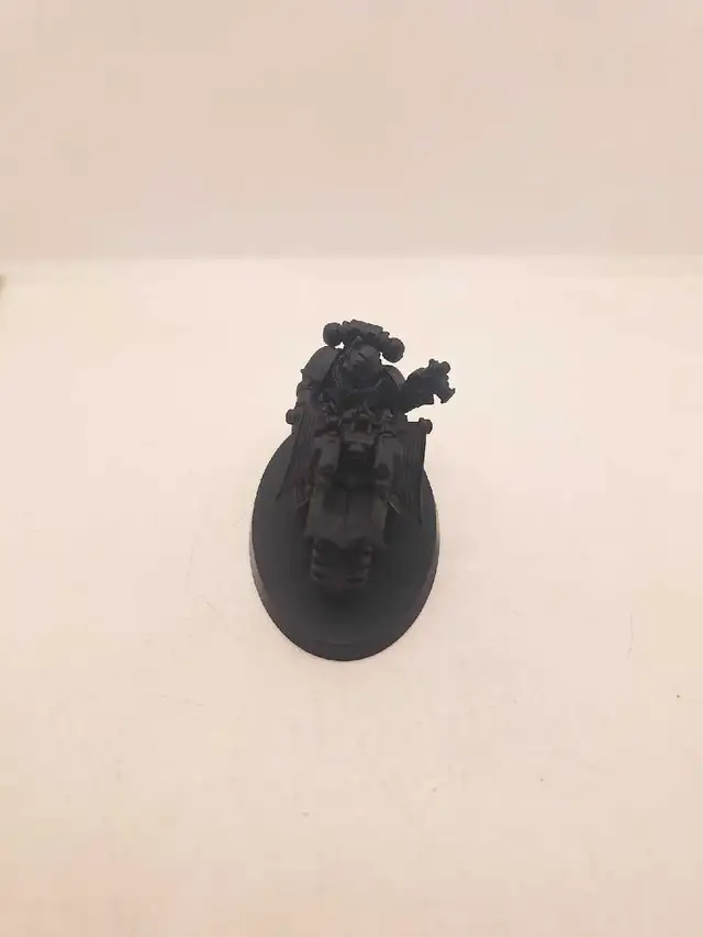 Warhammer 40k Primed Black Firstborn Dark Angels Biker
