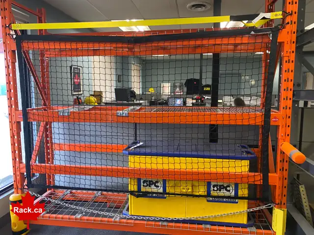 Pallet Racking Safety Netting and Safety Straps For Sale - Photo 2