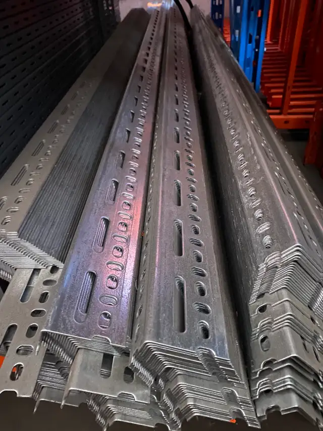Dexion type 225 Slotted Angle Shelving Posts - Galvanized - Photo 5
